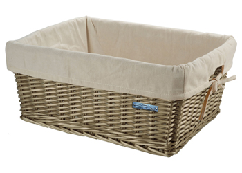 brn vintage&nbsp;Cassetta Vimini Small